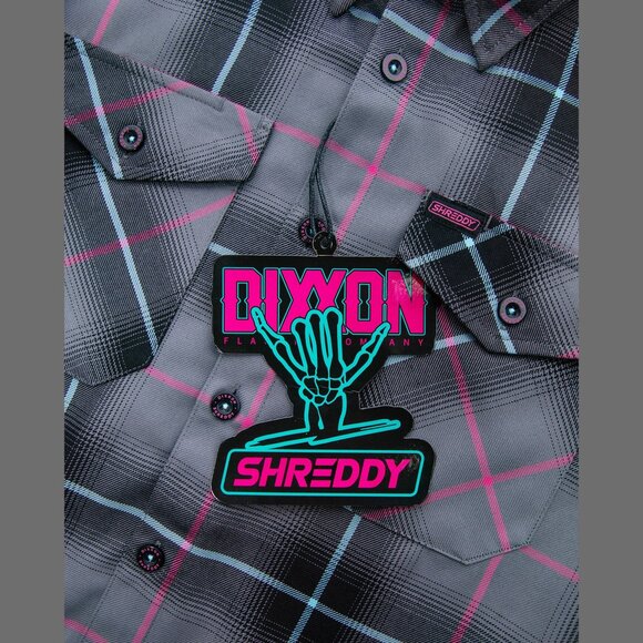 DIXXON FLANNEL x SHREDDY Flannel Shirt -  Collab V7 - Men's Medium - Picture 13 of 13